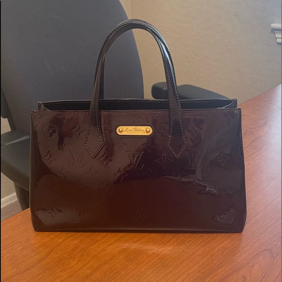 Authentic Louis Vuitton Vernis Leather Handbag Wilshire - Picture 16 of 16